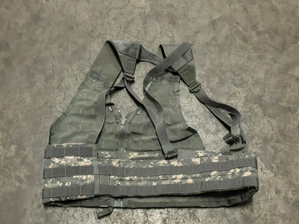 NEW!!! USGI ACU MOLLE II FIGHTING LOAD CARRIER FLC LBV TACTICAL VEST DIGITAL CAMO