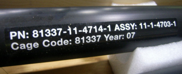 Spreader Bar Assembly - P/N 11-1-4703-1 NSN: 1670-01-531-1882