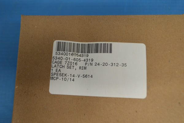 Southco 24 Series Stainless Flush T-Handle Cam Latch P/N:24-20-312-35 NSN:5340-01-605-4319