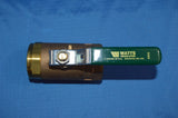 Watts 1' Ball Valve NSN:4820-01-439-4861 P/N:B-6000-1