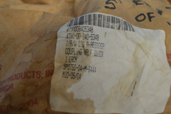 Civacon 4" Quick Disconnect Coupling Half P/N:27027 NSN:4730-00-840-5348