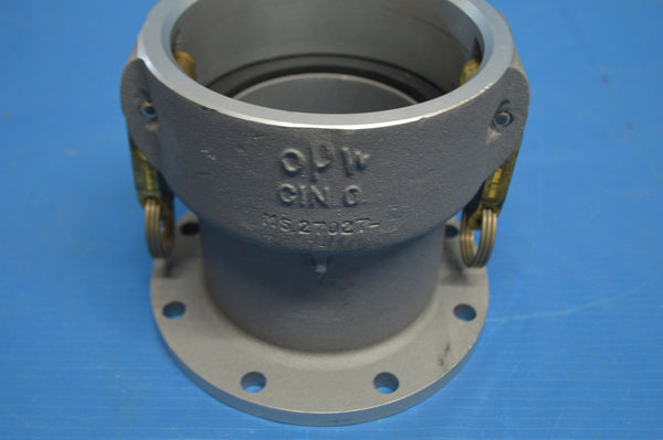 Civacon 4" Quick Disconnect Coupling Half P/N:27027 NSN:4730-00-840-5348