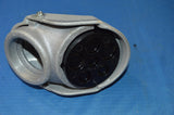 Lot of 2 Crouse Hinds Aluminum 2" Threaded Conduit Entrance Caps NSN:5975-00-280-3747 P/N:WC586