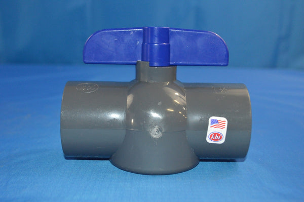 Lot Of 8 1 1/2" PVC Ball Valve King Brothers EBVG-1500-SV