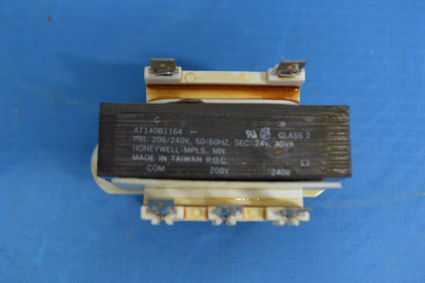 Honeywell AT140B1164 Class 2 Transformer 208/240V, 50/60HZ, 24V 40VA
