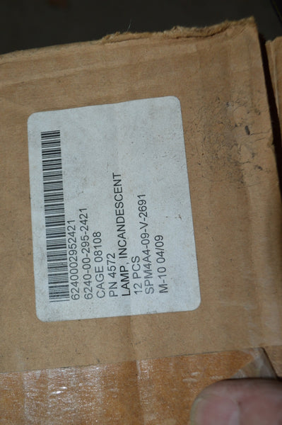 G.E. 4572 ,PAR46,150W Incandescent Sealed Beam Floodlight  NSN: 6240-00-295-2421