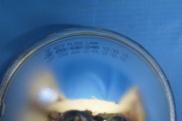 G.E. 4572 ,PAR46,150W Incandescent Sealed Beam Floodlight  NSN: 6240-00-295-2421