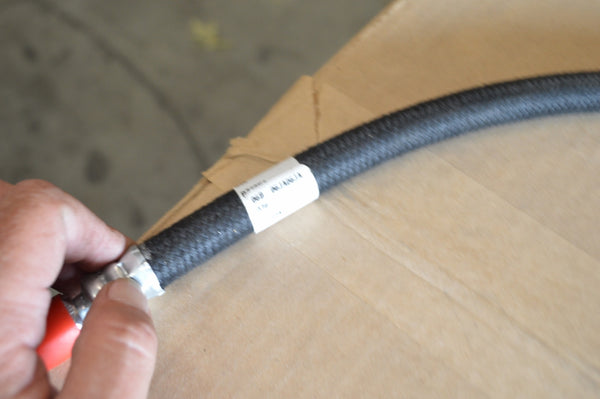 36" Parker Air Brake Hose ,5/16" Braided Cover,1500 PSI,P/N:266-6 P/N:06B-06JA06JA036 NSN: 4720-01-591-0777
