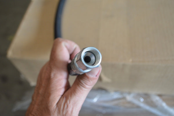 36" Parker Air Brake Hose ,5/16" Braided Cover,1500 PSI,P/N:266-6 P/N:06B-06JA06JA036 NSN: 4720-01-591-0777