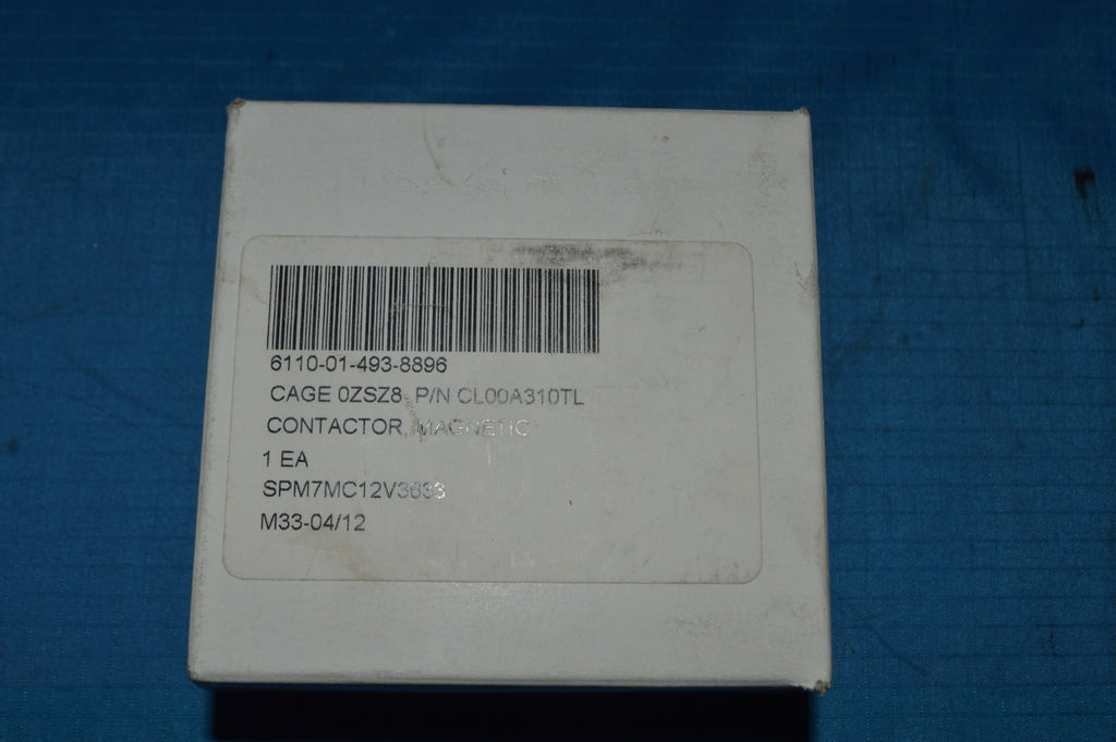 New - GE IEC Magnetic Contactor CL00A310TL 208VAC Coil Volts 10 Full Load Amps P/N: 9454181-1 NSN: 6110-01-493-8896