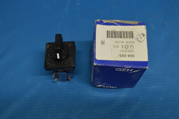 Rotary Switch 300vac 20amp 3 Position Panel nsn: 593000SWITCHB
