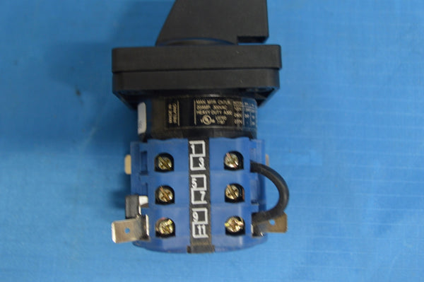 Rotary Switch 300vac 20amp 3 Position Panel nsn: 593000SWITCHB