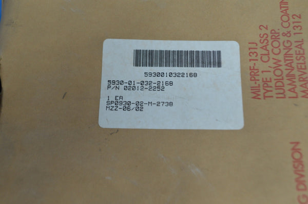 Davies Associates 02012-2253 Gear Limit Switch NSN:5930-01-032-2168