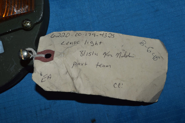 Military Light Lens, Vehicular NSN: 6220-00-201-9145