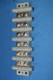 Kulka 6 Position 2 Row 90AMP Barrier Terminal Board P/N 605J56 NSN: 5940-00-949-3123