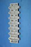Kulka 6 Position 2 Row 90AMP Barrier Terminal Board P/N 605J56 NSN: 5940-00-949-3123