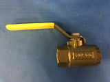 Parker 1/2" Manuel Plug Valve P/N:600W0G NSN:4820-00-080-7047