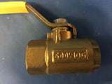 Parker 1/2" Manuel Plug Valve P/N:600W0G NSN:4820-00-080-7047