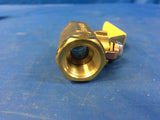 Parker 1/2" Manuel Plug Valve P/N:600W0G NSN:4820-00-080-7047