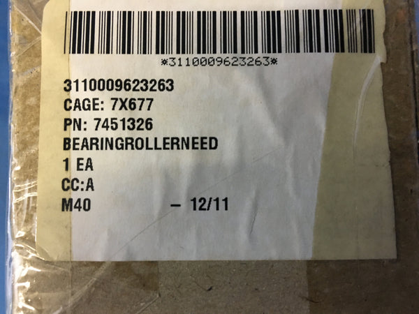 NOS General Motors Needle Roller Bearing NSN:3110-00-962-3263 Model:9436831