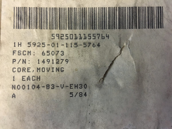 Westinghouse Moving Core NSN:5925-01-115-5764 Model:1491279