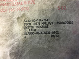 NOS Detroit Switch Pressure Switch for Gas or Liquid NSN:5930-00-184-7641 Model:2505670RB3