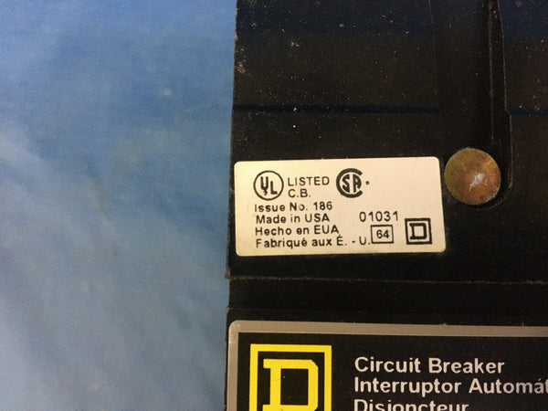 Square D Thermal-Magnetic Circuit Breaker FA24030BC / 30 Amp / 2 Pole / 480VAC