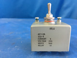 Airpax AP112-R-252-4 Circuit Breaker 5AMP 240V 400HZ NSN: 5925-01-027-8132