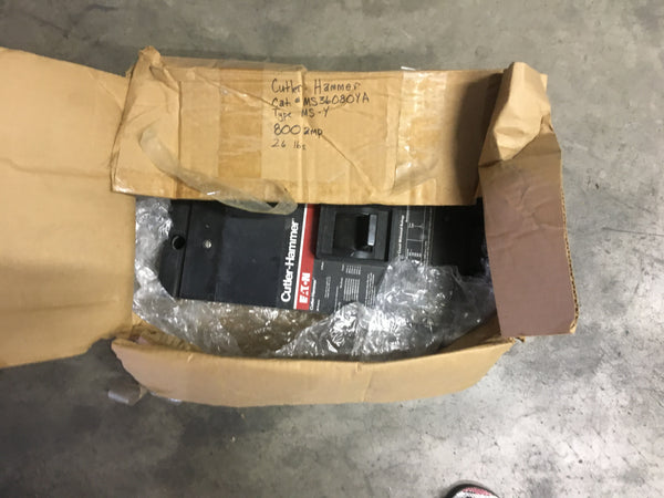 Cutler-Hammer Eaton MS-Y MS36080YA Circuit Breaker 800A 600VAC 3P