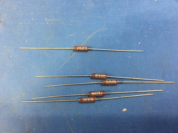 (5) Vishay RLR20C2152FS Film Fixed Resistor 21.500 Kilohms NSN:5905-01-208-4940