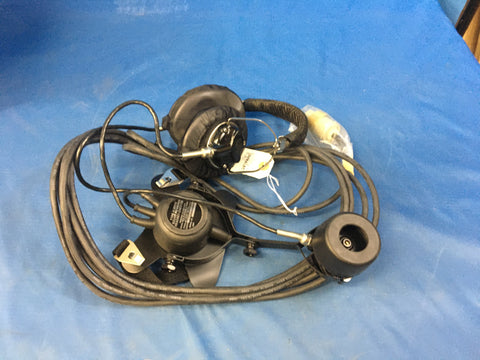Dynalec H-200/U Sound Powered Headset-Chest Set NSN:5965-00-900-6401 P/N:702-019-375