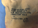 Amphenol MS3103-24-18S Electrical Receptacle Connector NSN:5935-00-436-3622