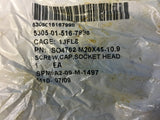 Military Spec 10.9 Black Socket Head Cap Screw 30mm x 45mm Model:ISO4762-M20X45-10.9 NSN:5305-01-516-7998