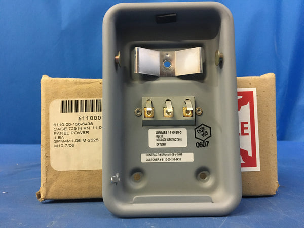 Grimes Aerospace 11-0480-3 Power Distribution Panel NSN:6110-00-156-6438