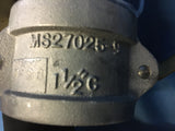 NOS Scully 6-1-9946-2 Nonmetallic Hose Ass'y 1 1/2" X 40" NSN:4720-01-297-9082