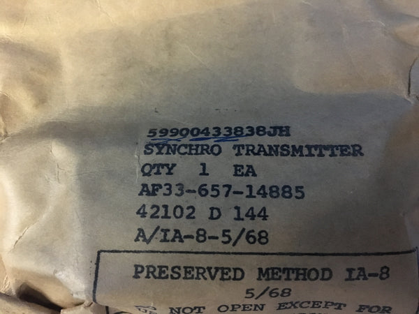 Triumph Gear Systems AF33-657-14885 Transmitter Synchro NSN:5990-00-043-3838