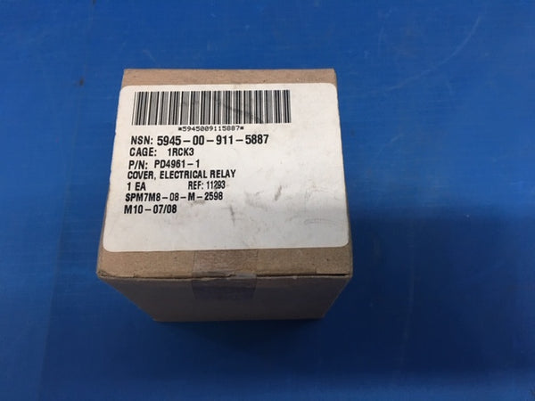 Electrical Relay Cover P/N:PD-004961-1 NSN 5945-00-911-5887