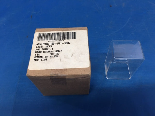 Electrical Relay Cover P/N:PD-004961-1 NSN 5945-00-911-5887