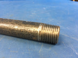 (25) Military Spec Black Pipe Nipple, Threaded 1/2" x 5" Black Nipple Model:M01-31-05E NSN:4730-00-288-6996