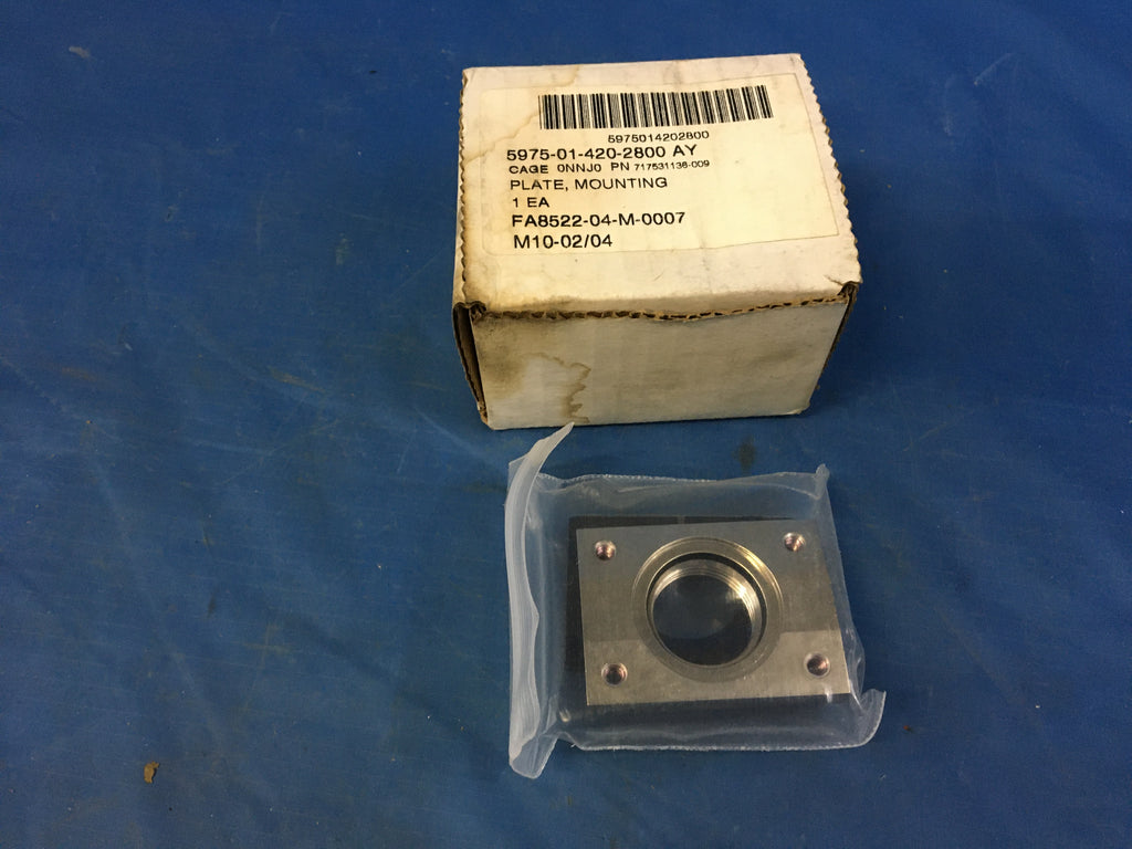 Lockheed Martin 717531136-009 Stuffing Tube Plug NSN:5975-01-420-2800