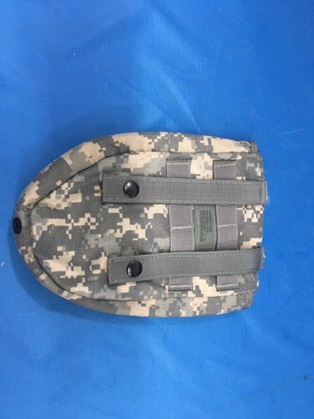E Tool Pouch ACU Entrenching Carrier Tri fold Shovel Case Army MOLLE NSN:8465-01-524-8407