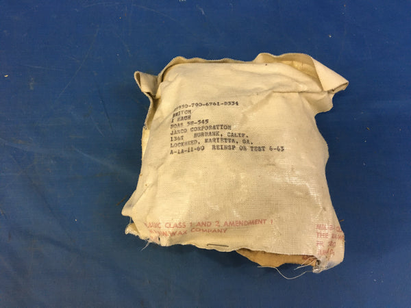 Janco 1367 Rotary Switch NSN:5930-00-790-6761