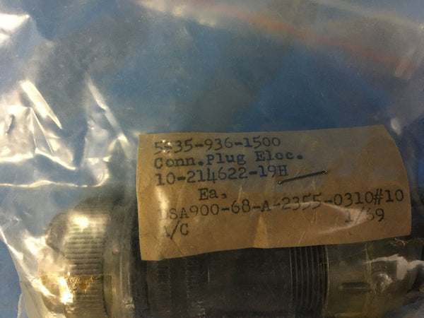Amphenol 10-214622-19H Electrical Plug Connector NSN:5935-00-936-1500