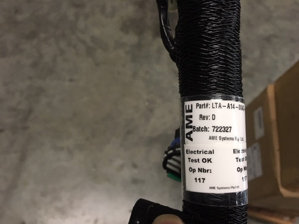 AME inc, Cable Assembly, Special Purpose, LTA-A14-0043-01, NSN:6150-66-151-5738