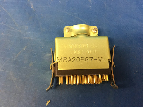 Winchester Electronics MRA20PG7HVL Electrical Plug Connector NSN:5935-00-134-9716
