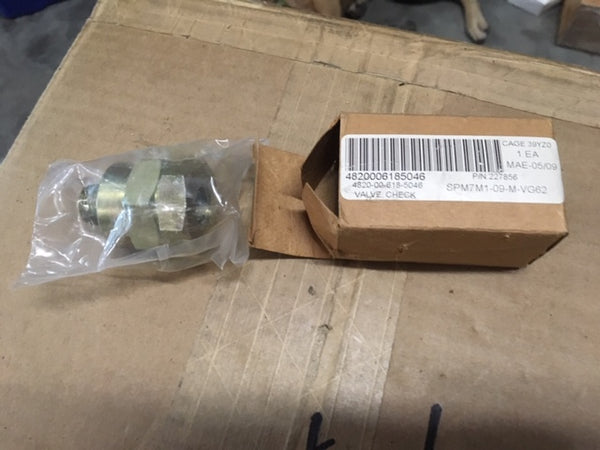 Check Valve  Model: S1-293 NSN:4820-00-618-5046