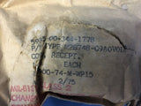 Hughes M28748-09A0V01A Electrical Receptacle Connector W/ Contacts NSN:5935-00-344-1778
