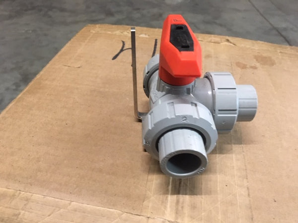 GF 3-Way Horizontal Ball Valve Type 543 DN 10/15