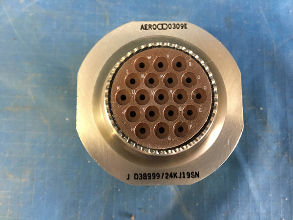 NOS Aero D38999/24KJ19SN Connector W/Contact Set