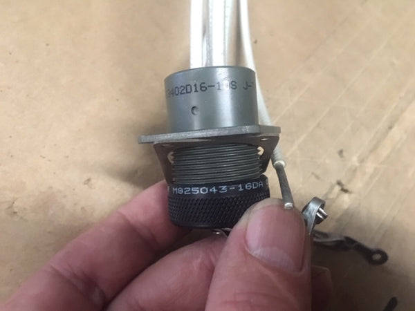Glenair M825043-16DA Military Spec Connector NSN:6150-01-256-6305